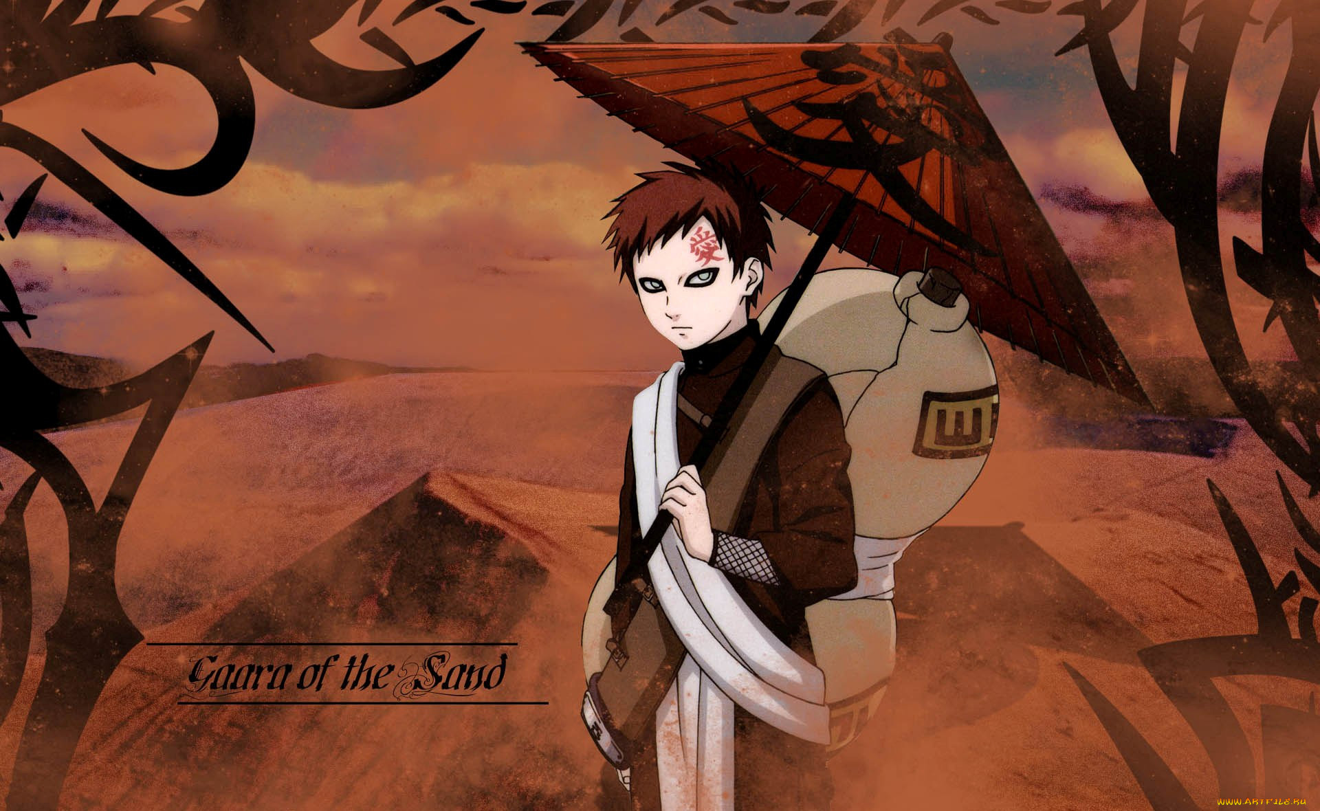 , naruto, gaara, shinobi, fifth, kazekage, sand